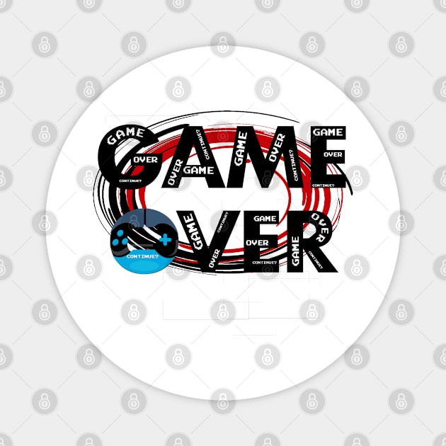 Game over Magnet by SAN ART STUDIO 